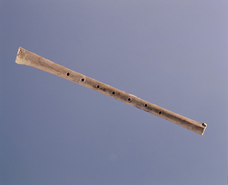 Bone flute with seven holes