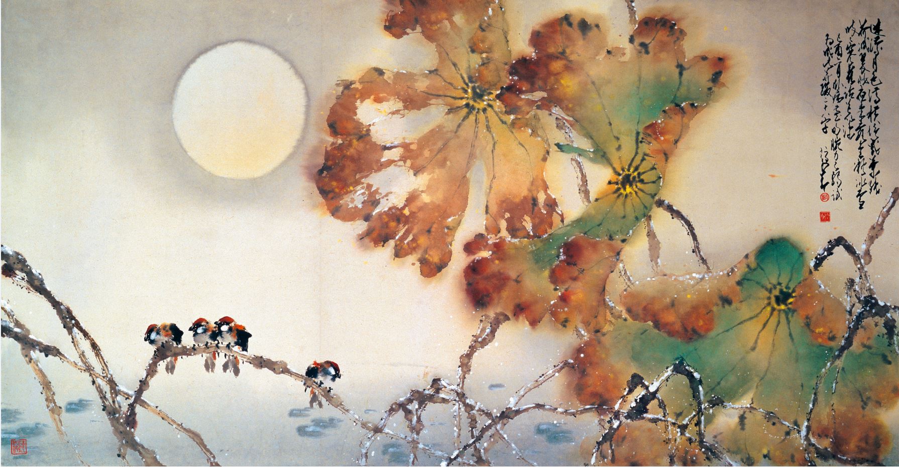《迷濛月色满横塘》