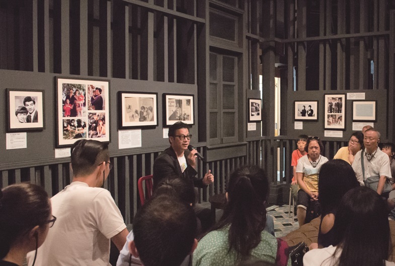 歐錦棠先生與觀眾一起分享他創作音樂劇的點滴