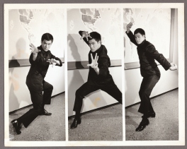 Promotional stills of Bruce Lee's styling of kungfu of ABC Television Network