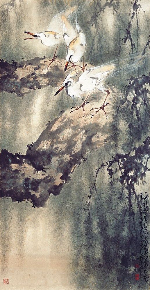 一池杨柳垂新绿