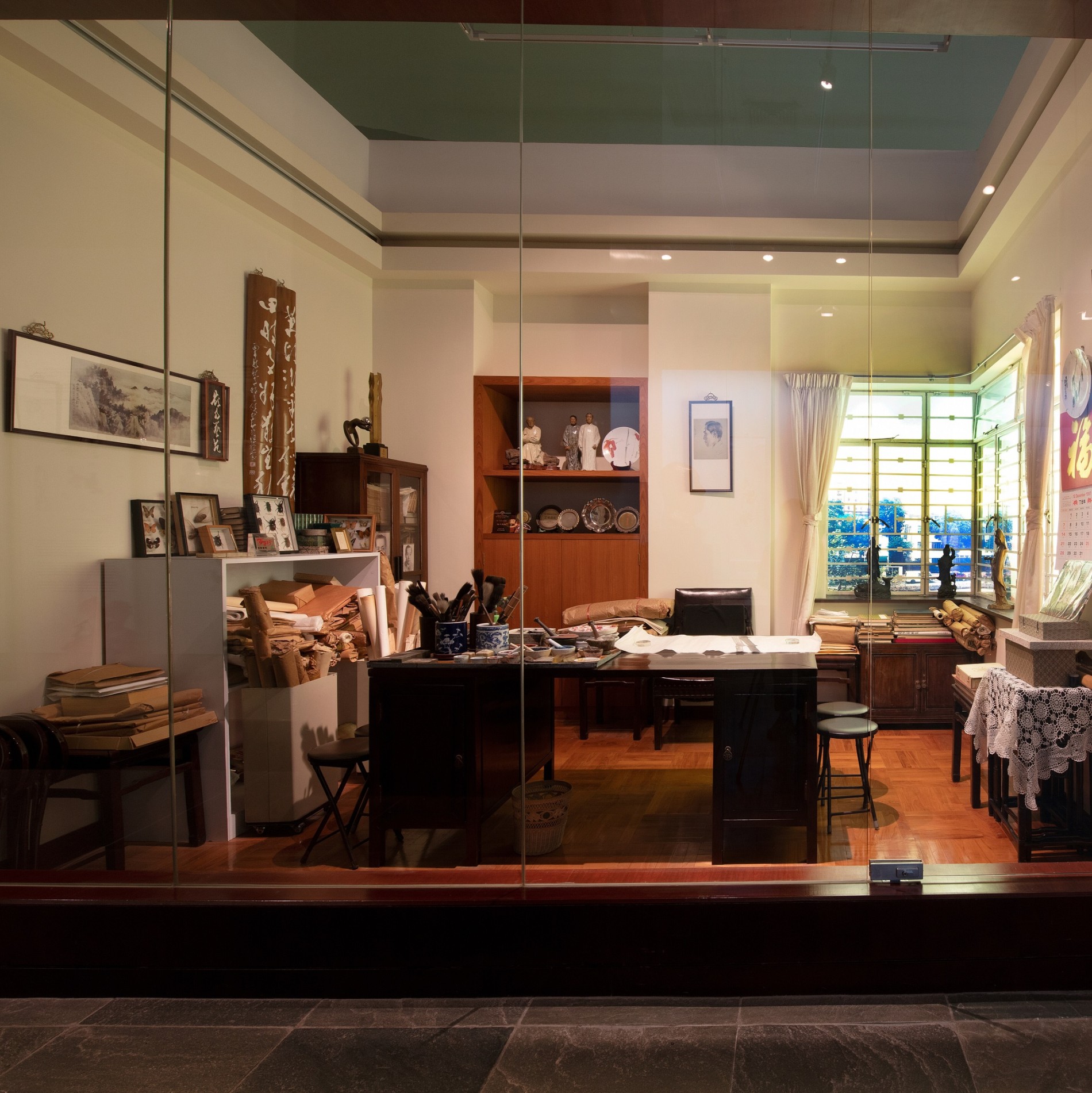 赵少昂艺术馆「岭南艺苑」画室