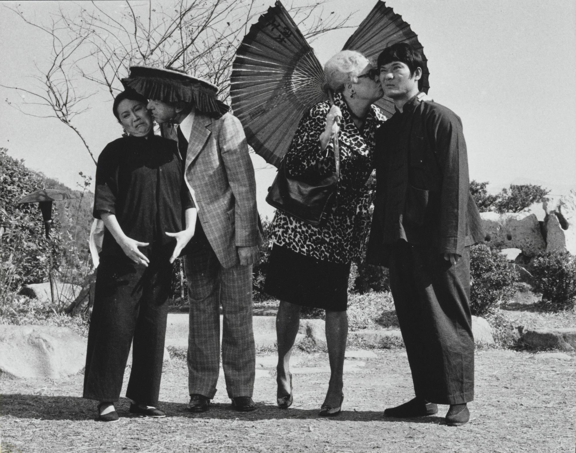 A Scene from the Film The Country Bumpkin