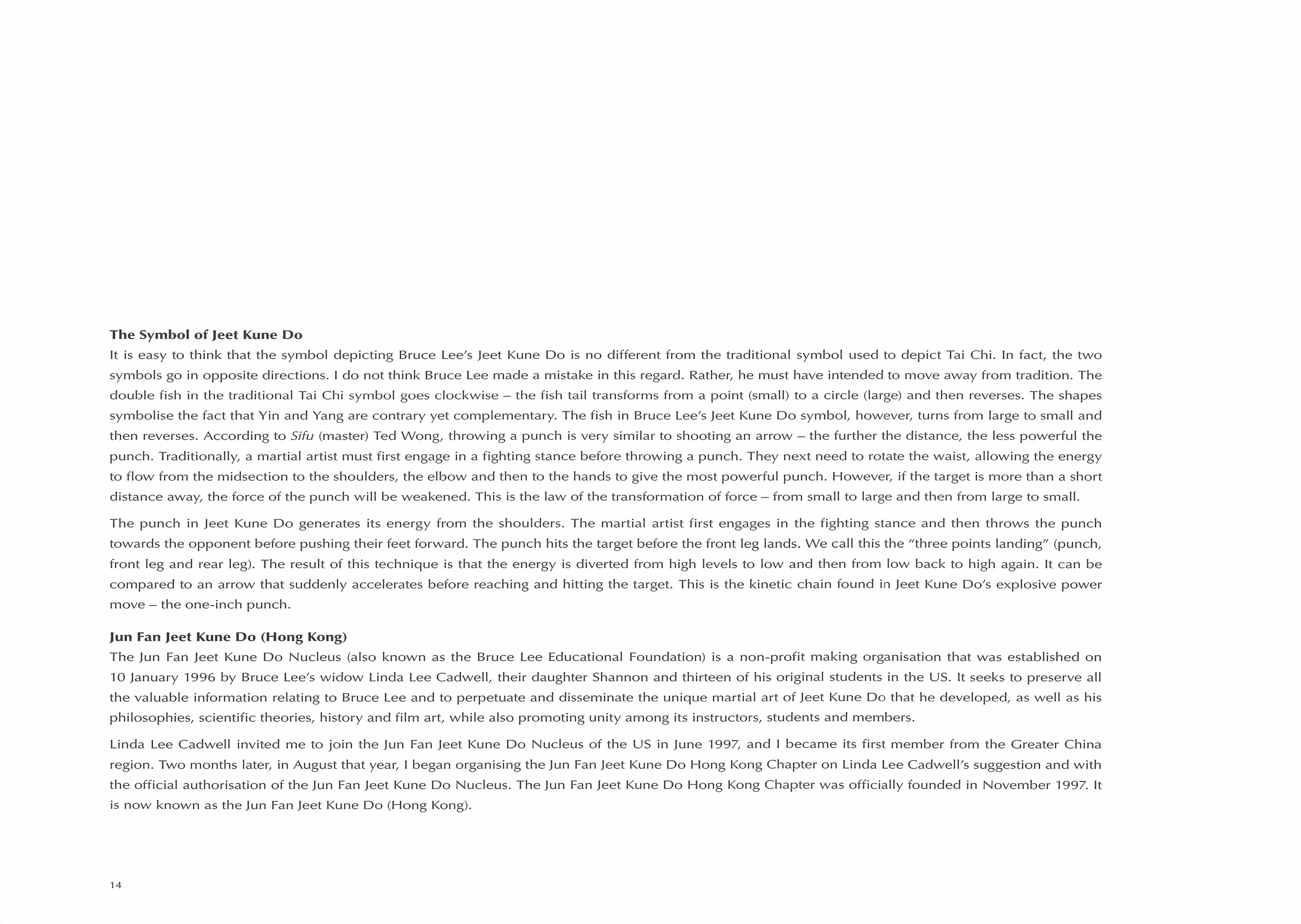 Bruce Lee: Kung Fu ‧ Art ‧ Life Preface