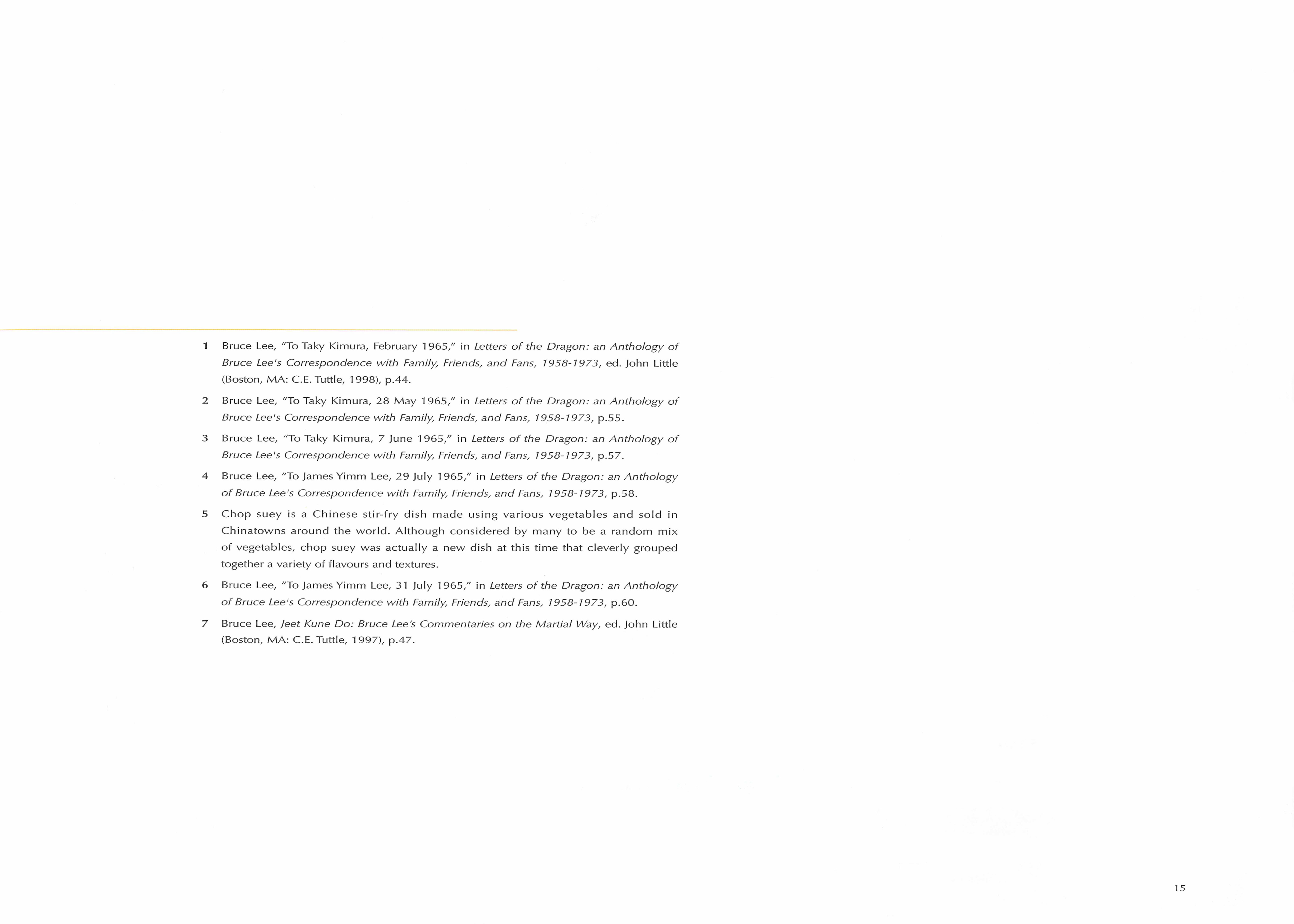 Bruce Lee: Kung Fu ‧ Art ‧ Life Preface